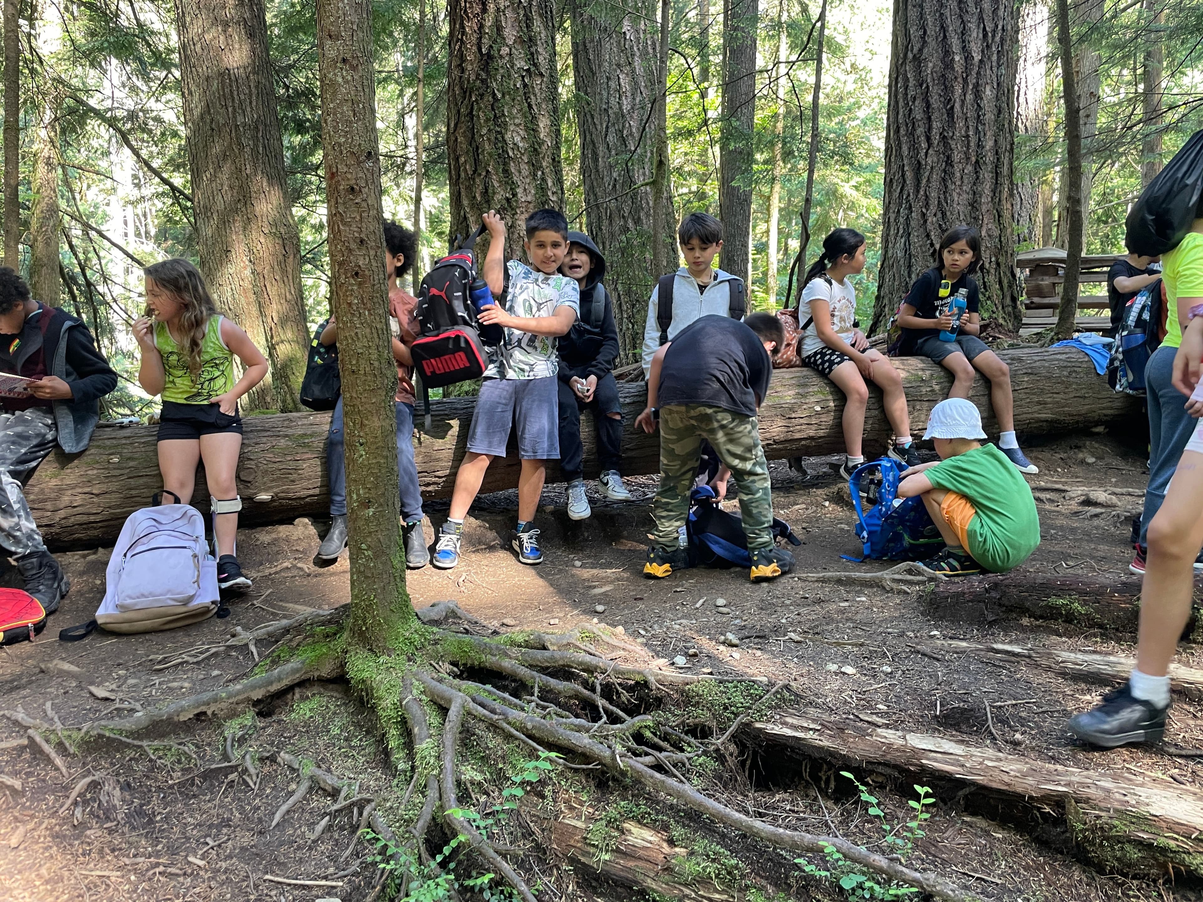 Grade 3 & 4 elementary classroom at Strathcona Elementary